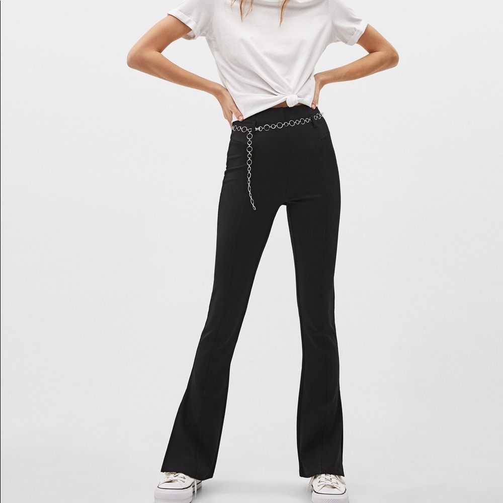 flared pants w chain!